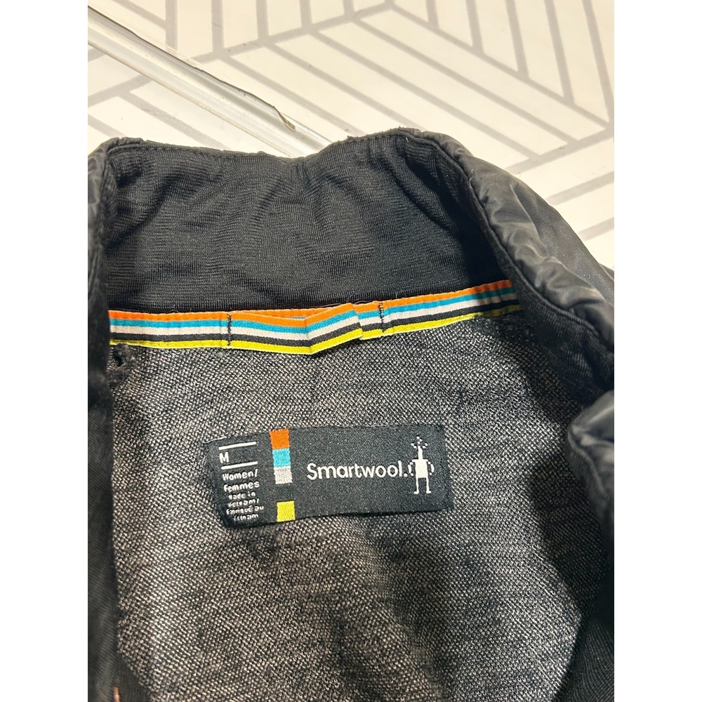 Smartwool Women's size M Smartloft 60 Merino Wool Blend Zip Up Hybrid Jacket a3 - Picture 3 of 12